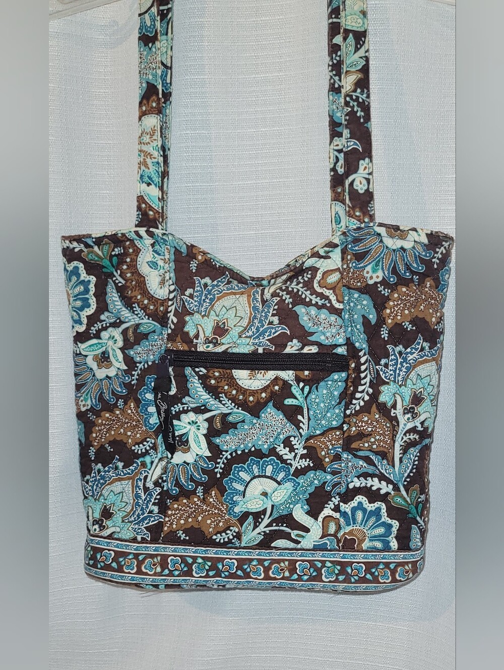 Vera Bradley tote bag retired "Java Blue" 2006